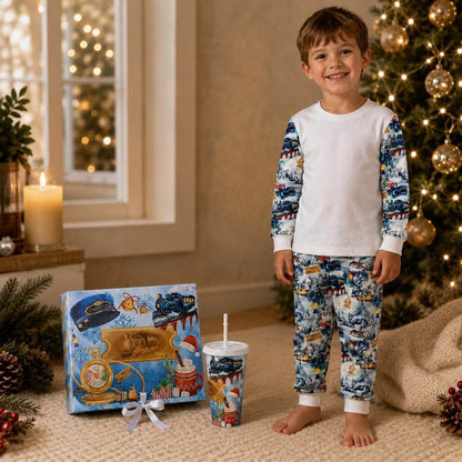 PERSONALISED EXPRESS BLUE/PINK PJS