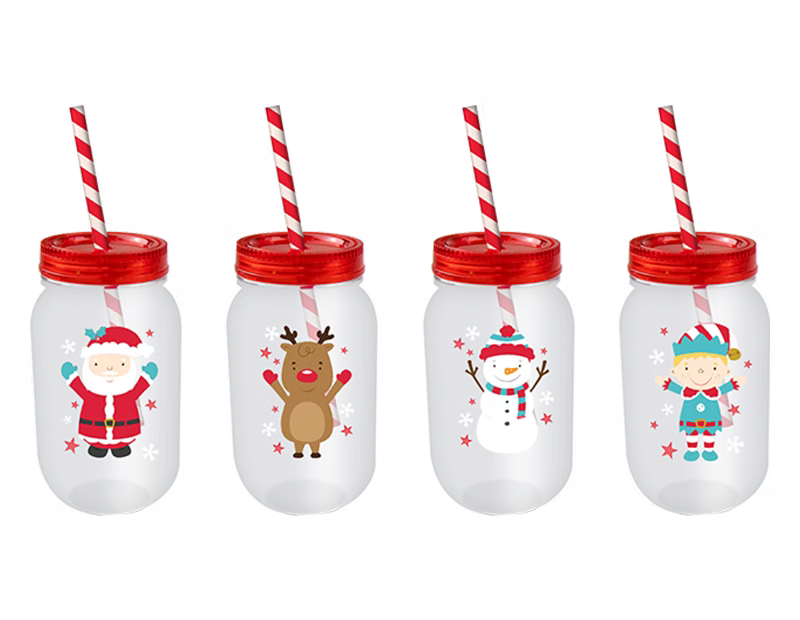 PERSONALISED MASON CHRISTMAS DRINKING CUP