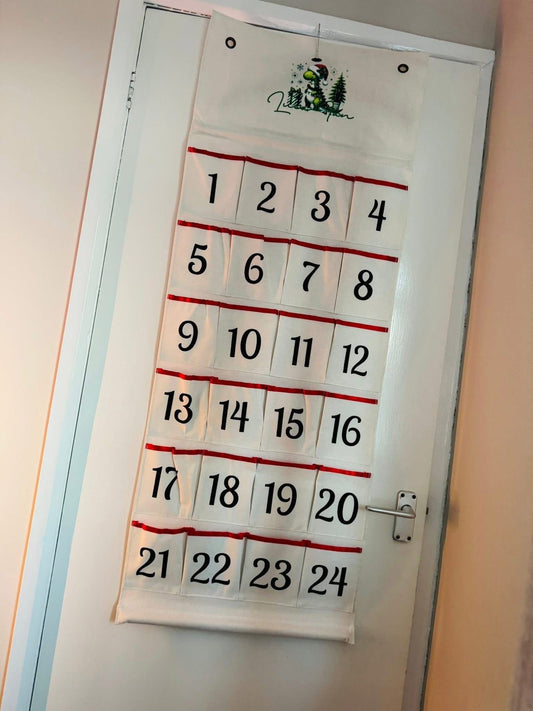 PERSONALISED CHRISTMAS DINOSAUR THEME ADVENT CALENDAR