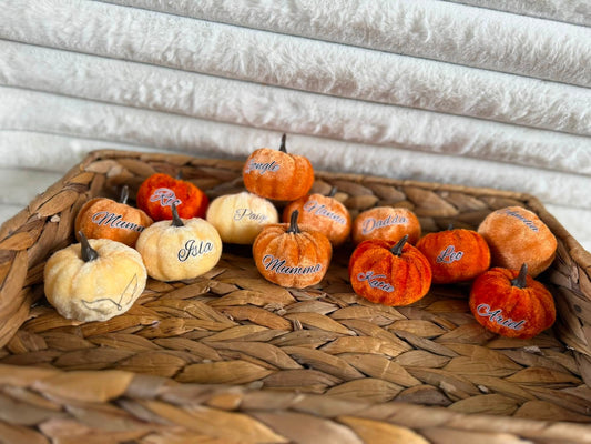 PERSONALISED MINI PUMPKIN