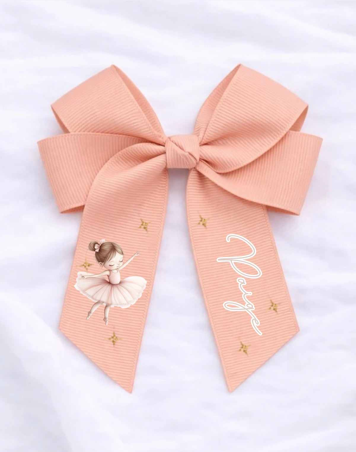 BOWRINA BALLERINA BOW HAIR BOW 4 INCH