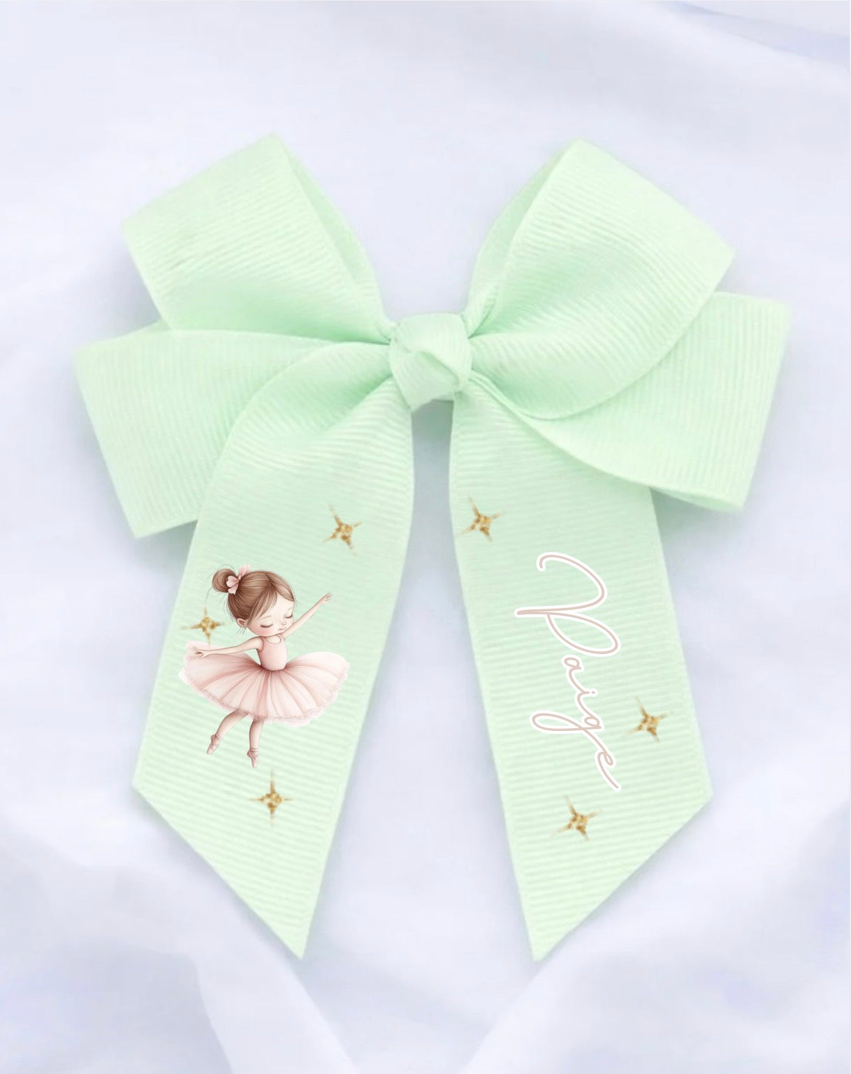 BOWRINA BALLERINA BOW HAIR BOW 4 INCH