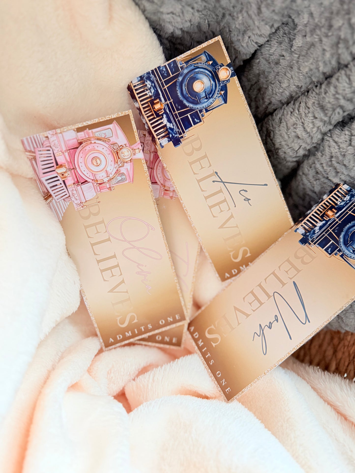 PERSONALISED BELIEVES PRINTED TICKET