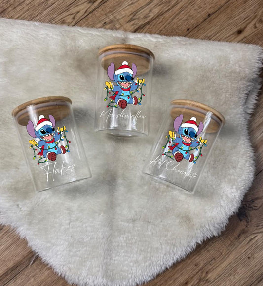 CHRISTMAS HOT CHOCOLATE STATION STITCH THEME