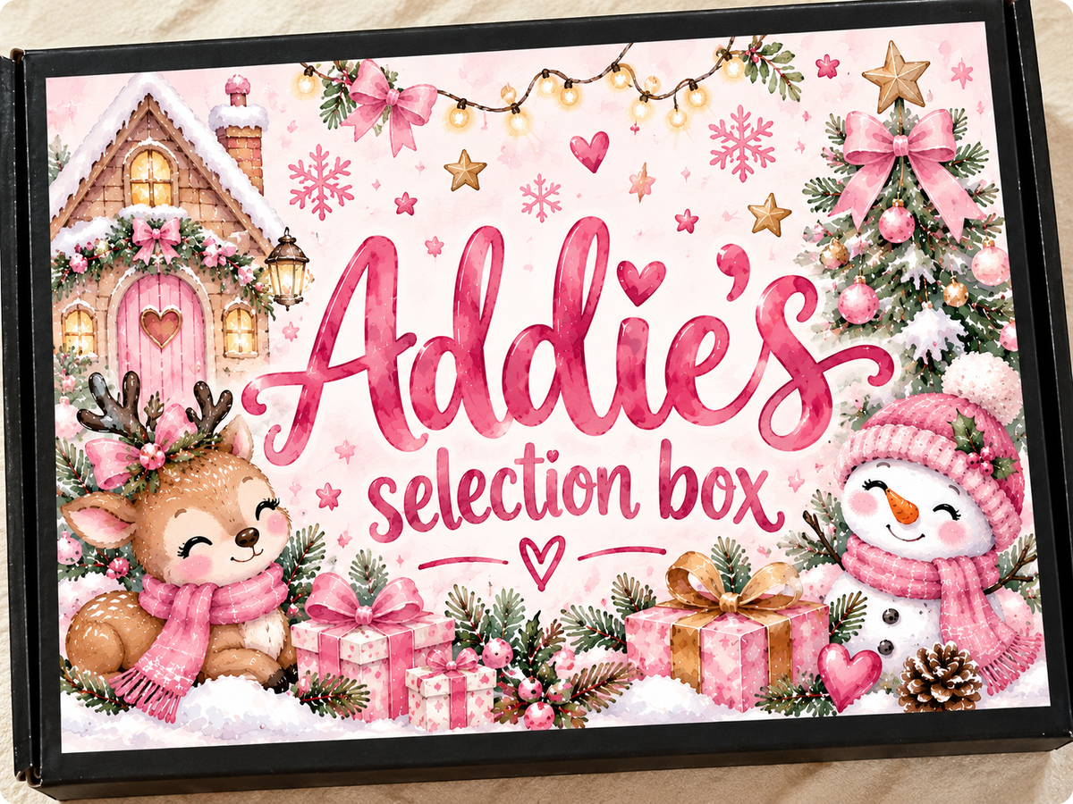 SELECTION BOX PERSONALISED PINK THEME