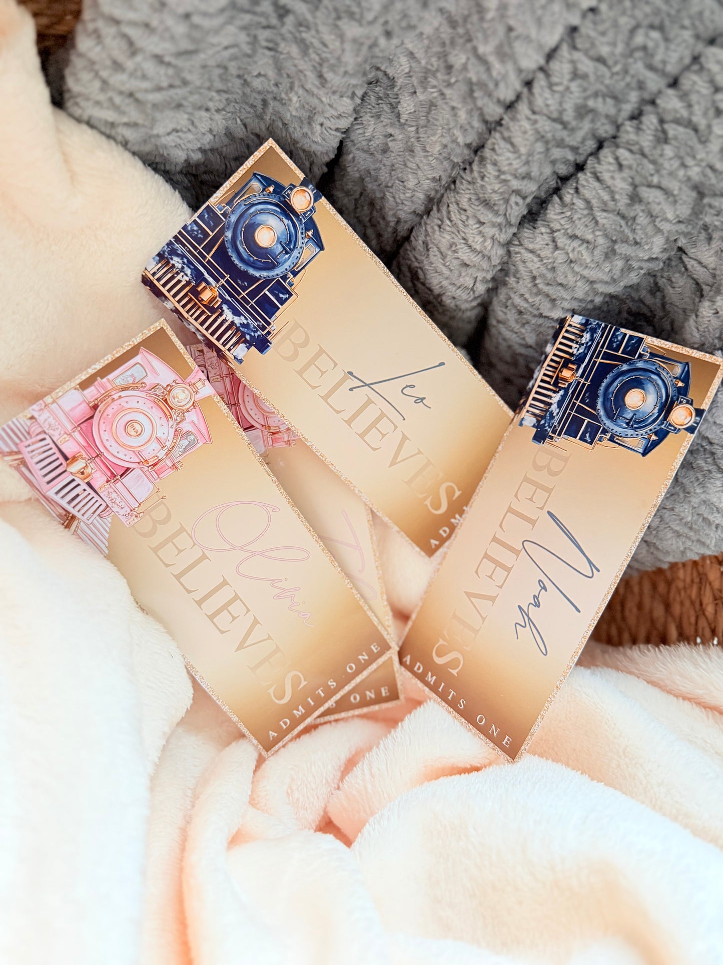 PERSONALISED BELIEVES PRINTED TICKET