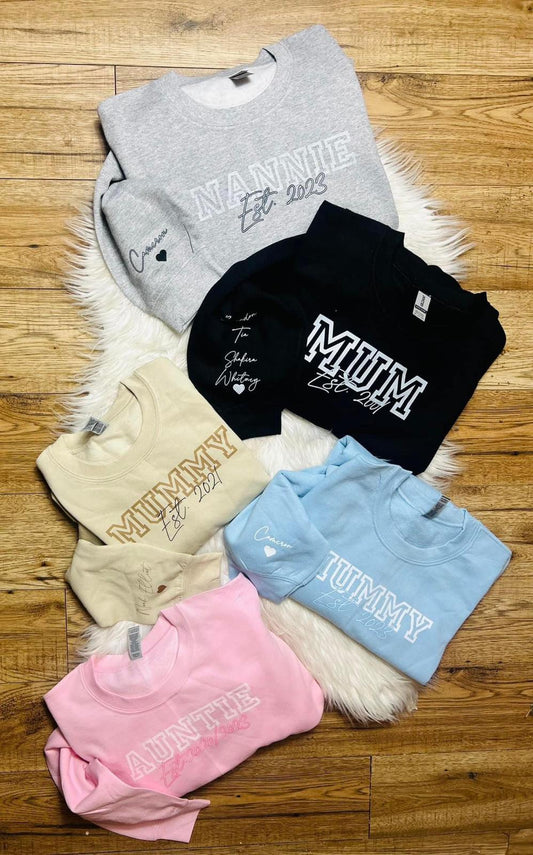 PERSONALISED EST SWEATSHIRT