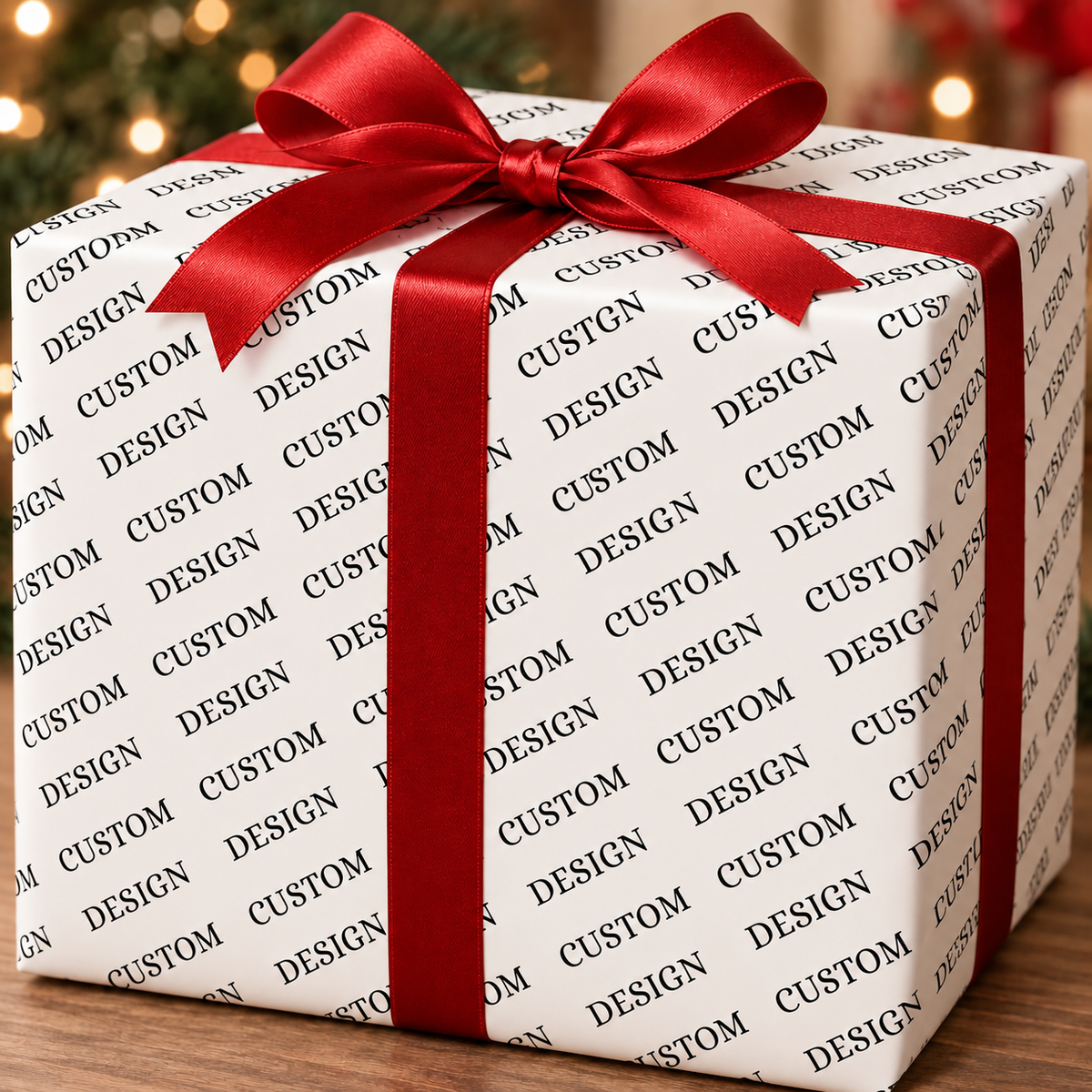 CUSTOM DESIGN CHRISTMAS WRAPPING PAPER