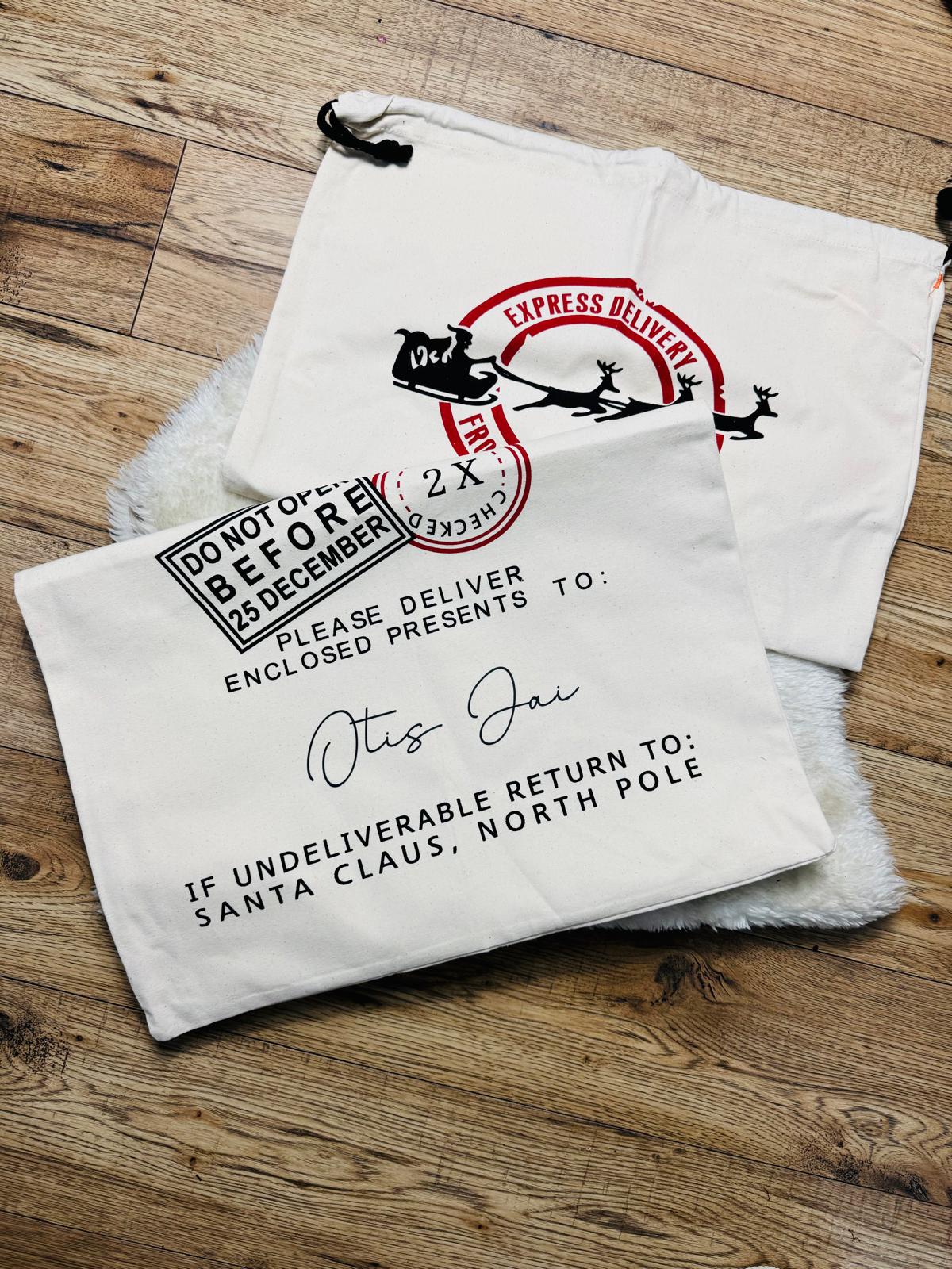 PERSONALISED CHRISTMAS SACK