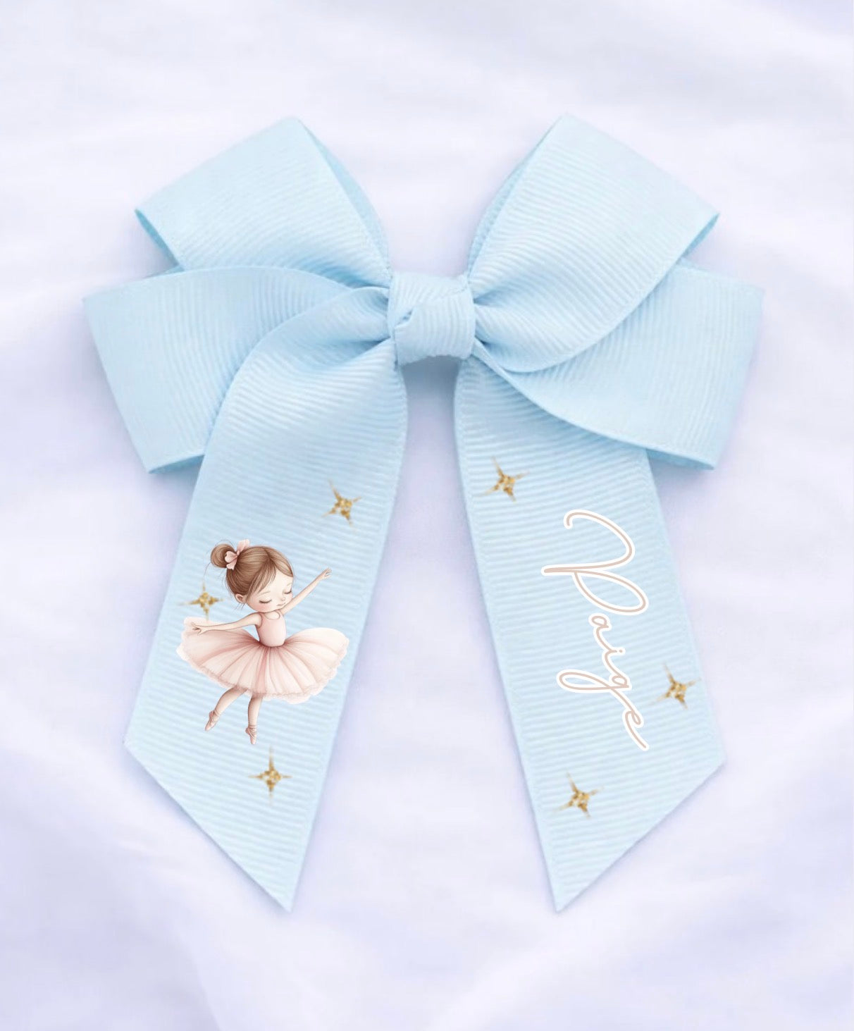 BOWRINA BALLERINA BOW HAIR BOW 4 INCH