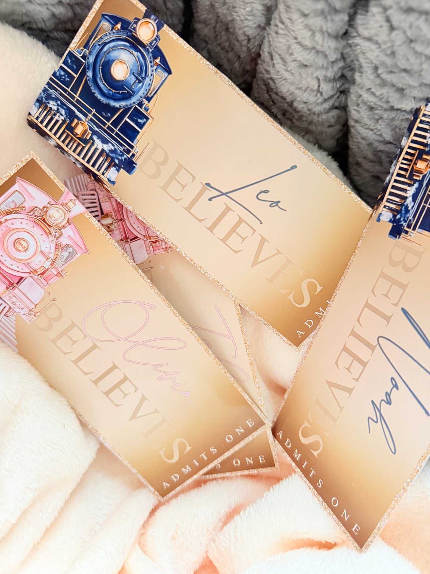 PERSONALISED BELIEVES PRINTED TICKET