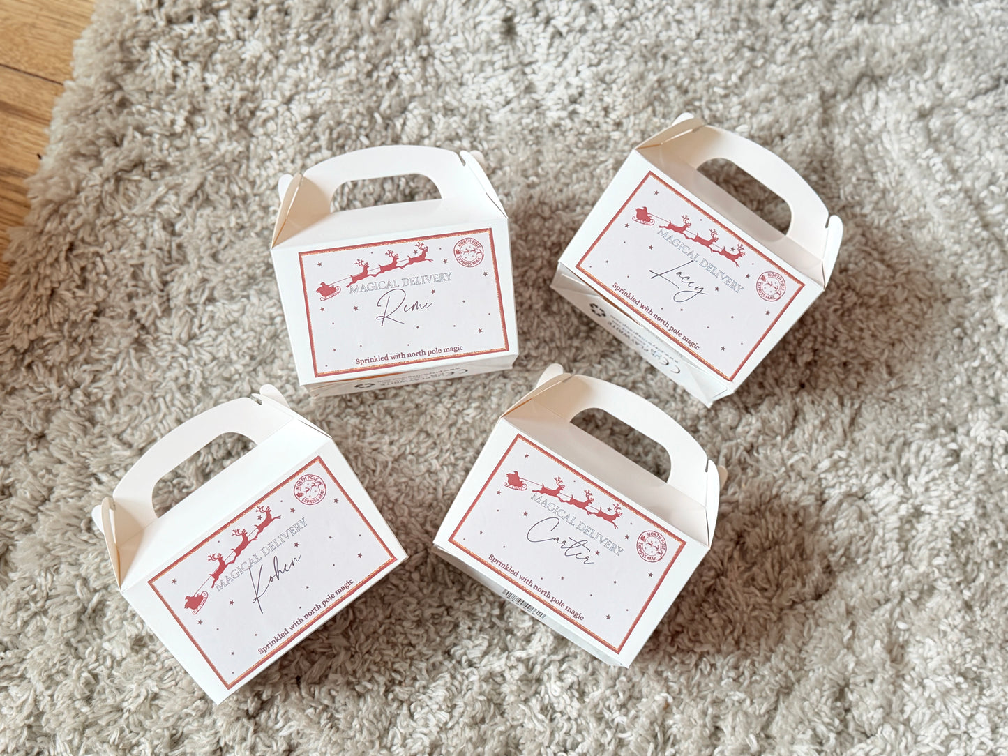 PERSONALISED CHRISTMAS TREAT BOXES