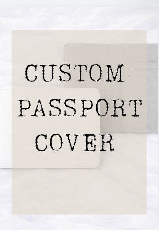 PERSONALSIED CUSTOM DESIGN PASSPORT COVER