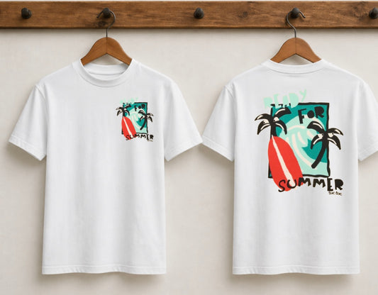 READY FOR SUMMER T-SHIRT WHITE