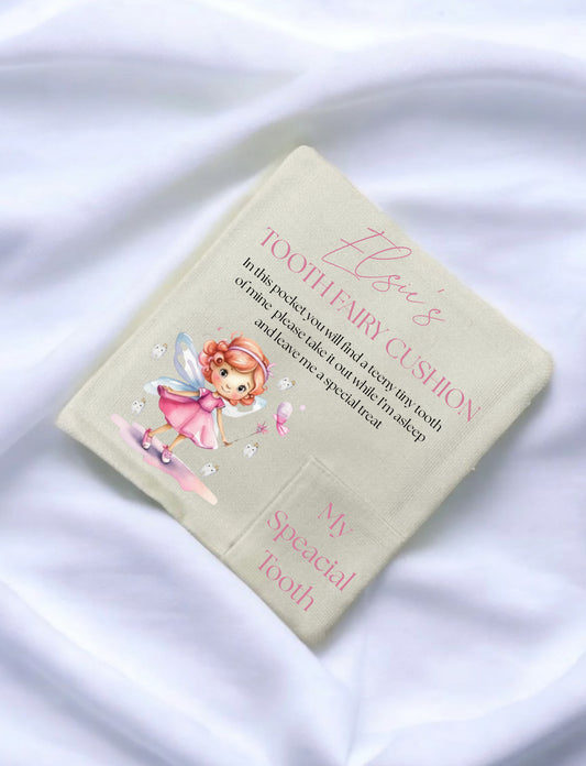 PERSONALISED TOOTH FAIRY CUSHION