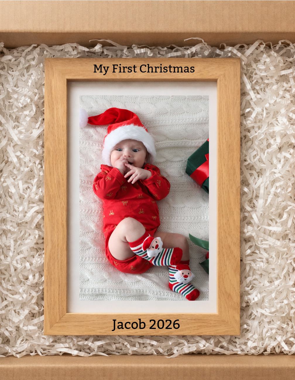 MY FIRST CHRITMAS PHOTO FRAME