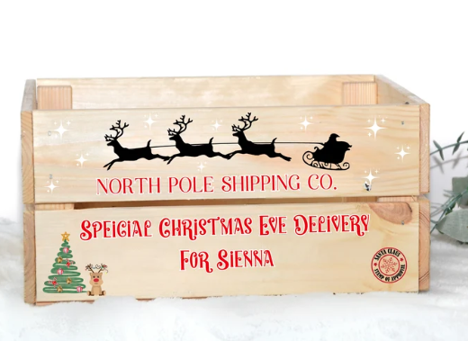 NORTH POLE SHIPPING CO CRATE