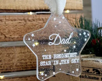 MEMOIRAL HANGING STAR DECORATION
