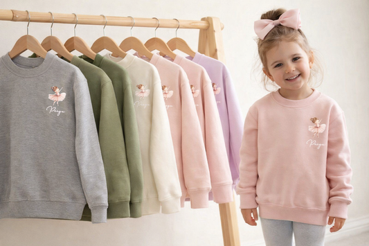 PERSONALISED BOWRINA BALLERINA SWEATSHIRT