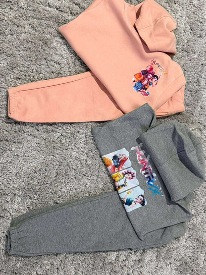 Hunter demon hoodie and tracksuit bottom set