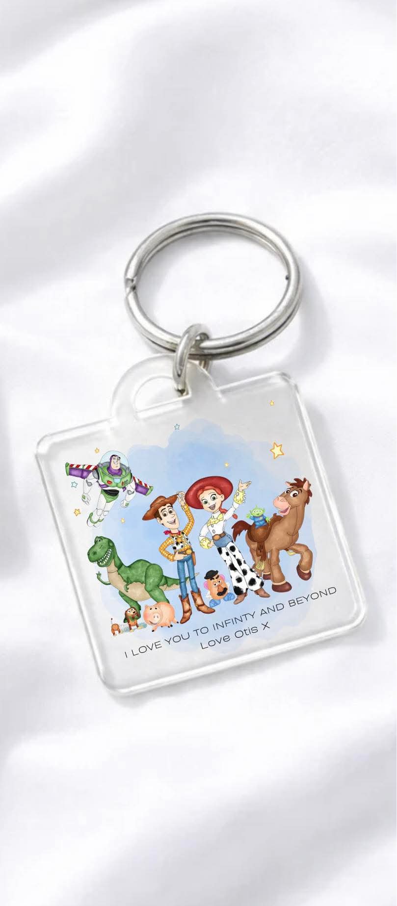 I LOVE YOU TO INFINITY AND BEYOND KEYRING