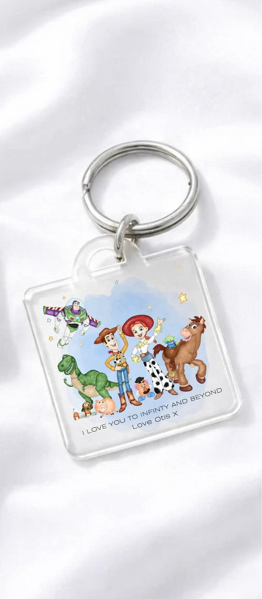 I LOVE YOU TO INFINITY AND BEYOND KEYRING