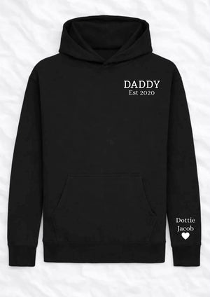 EST BLACK PERSONALISED SWEATSHIRT