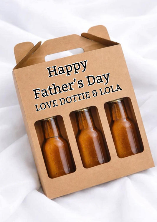 PERSONALISED BOTTLE DISPLAY BOX