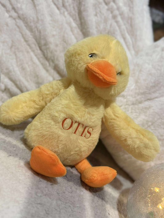 Personalised chick teddy