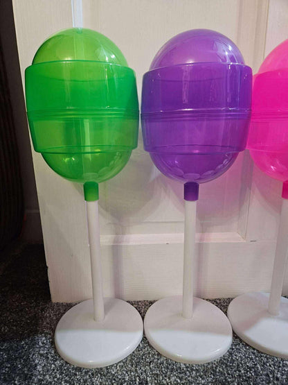 Personalised plastic lollipops