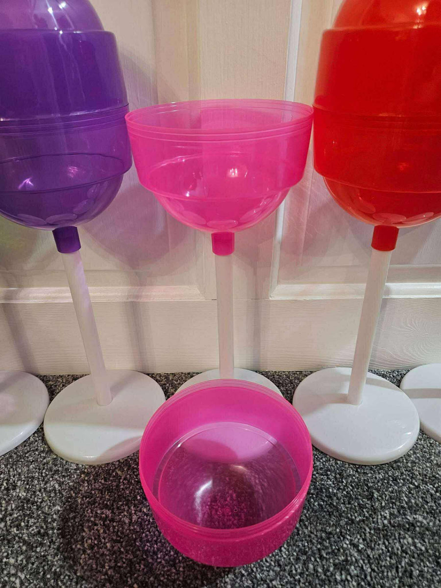 Personalised plastic lollipops