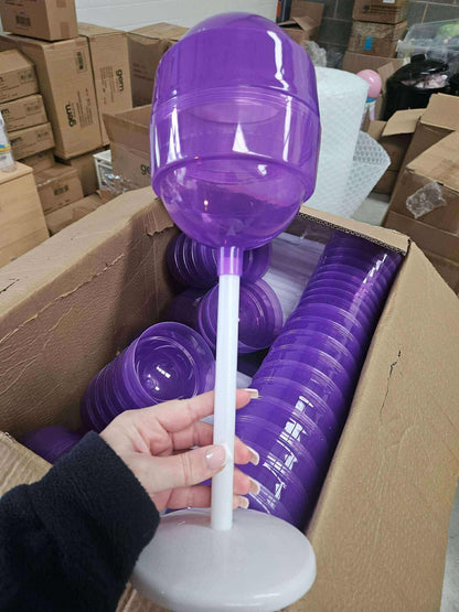 Personalised plastic lollipops