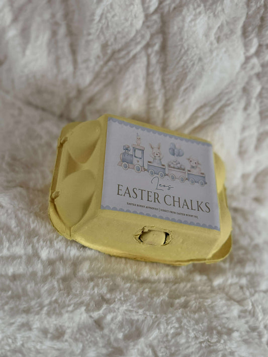 Personalised Easter chalks