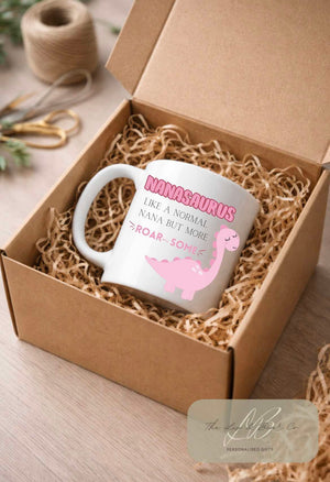 Like an a normal … but more roar some personalised dinosaur mug
