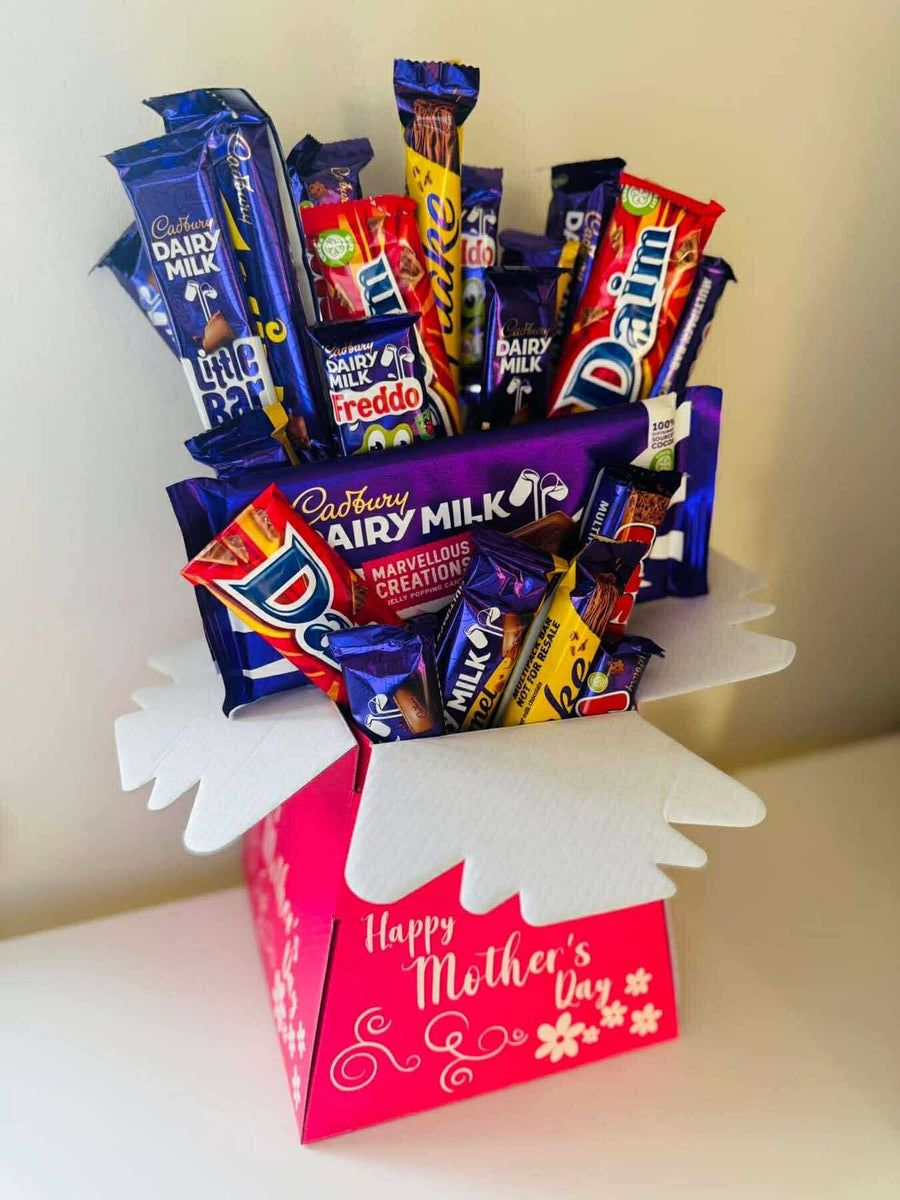 Personalised chocolate hamper gift
