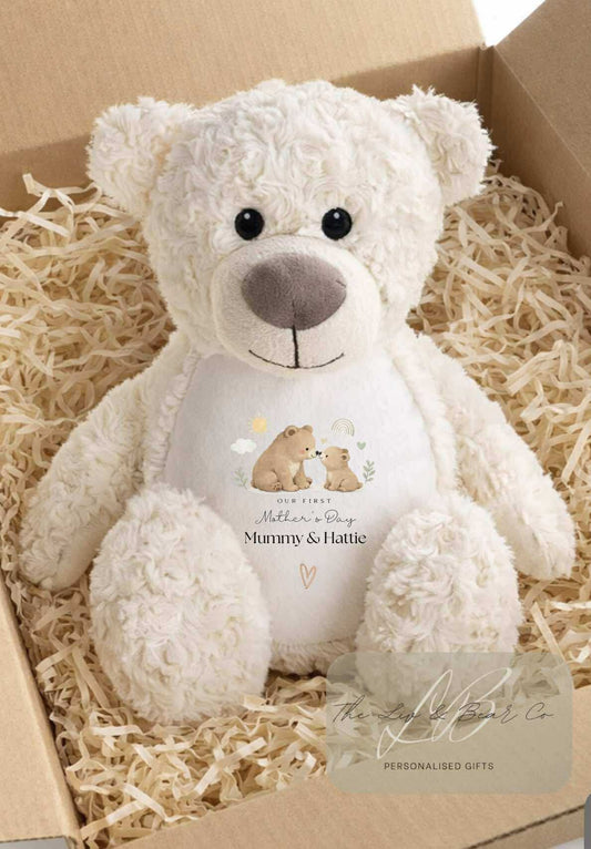Our first Mother’s Day personalised teddy