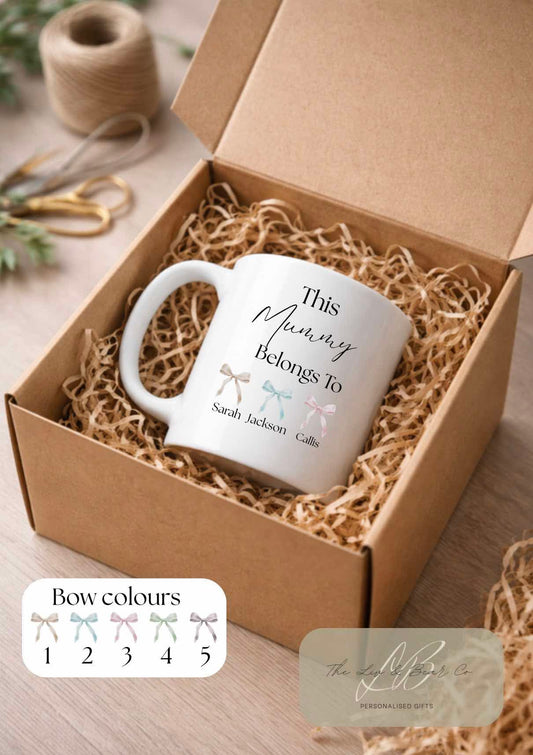 THIS .... BELONGS TO BOW THEME MUG