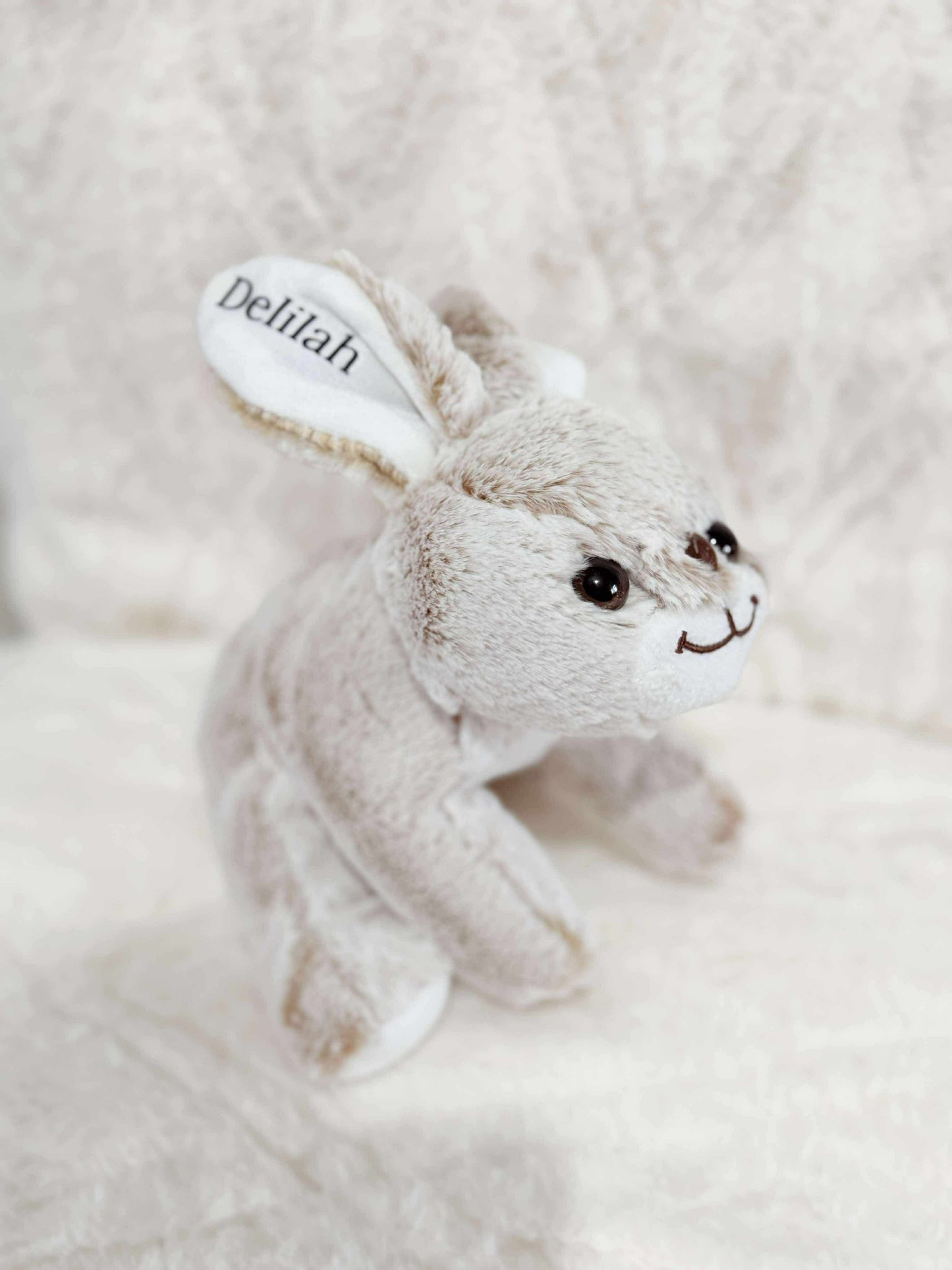 Super soft personalised bunny
