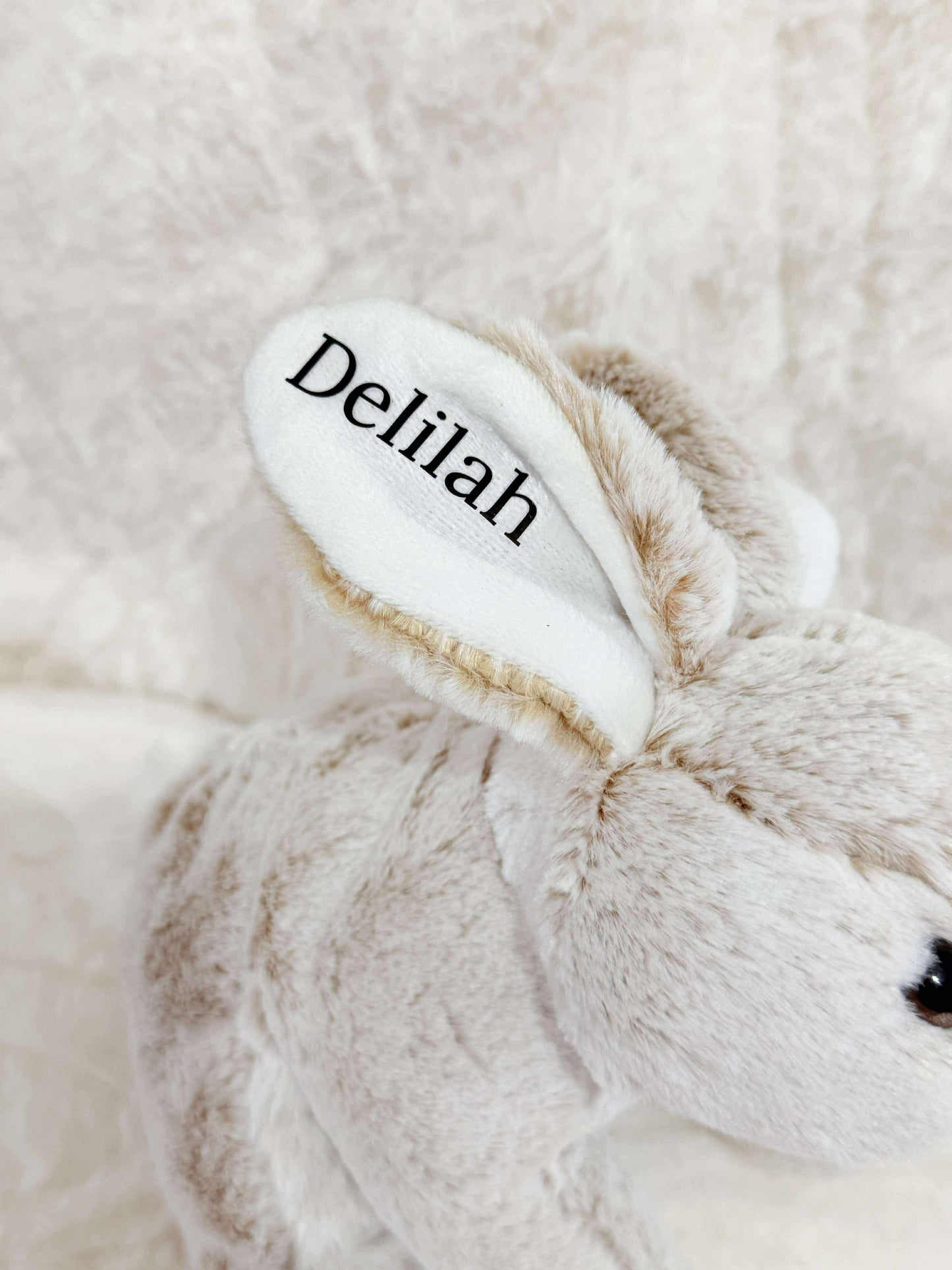 Super soft personalised bunny