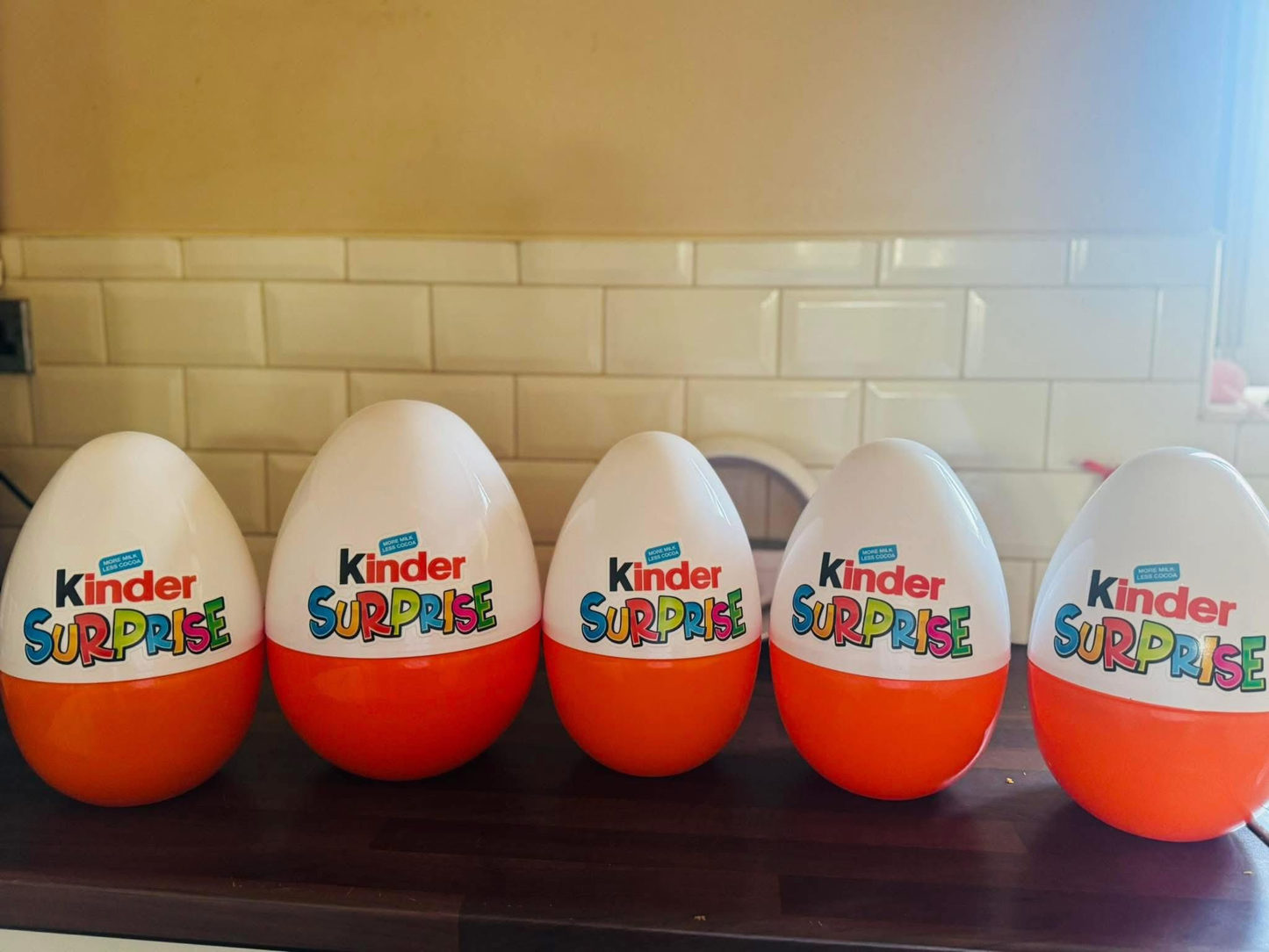 personalised kinder eggs