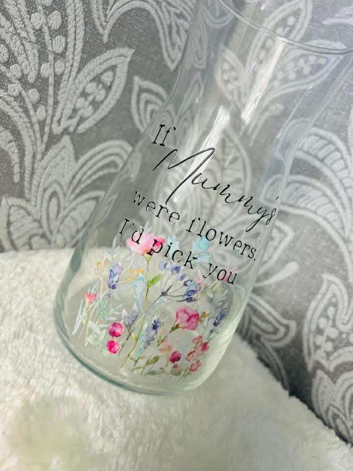 If …. Were flowers I’d pick you personalised vase