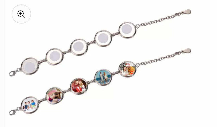 Personalised 5 photo Bracelet