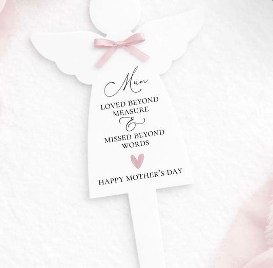 Personalised angel happy Mother’s Day memorial