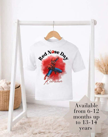 Character personalised Red Nose Day T-shirts