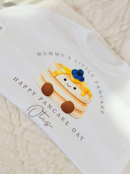 Personalised mummy’s little pancake T-shirt