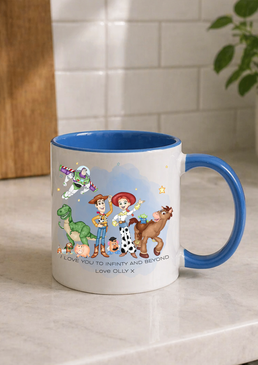 LOVE YOU TO INFINTIY AND BEYOND PERSONALISED MUG