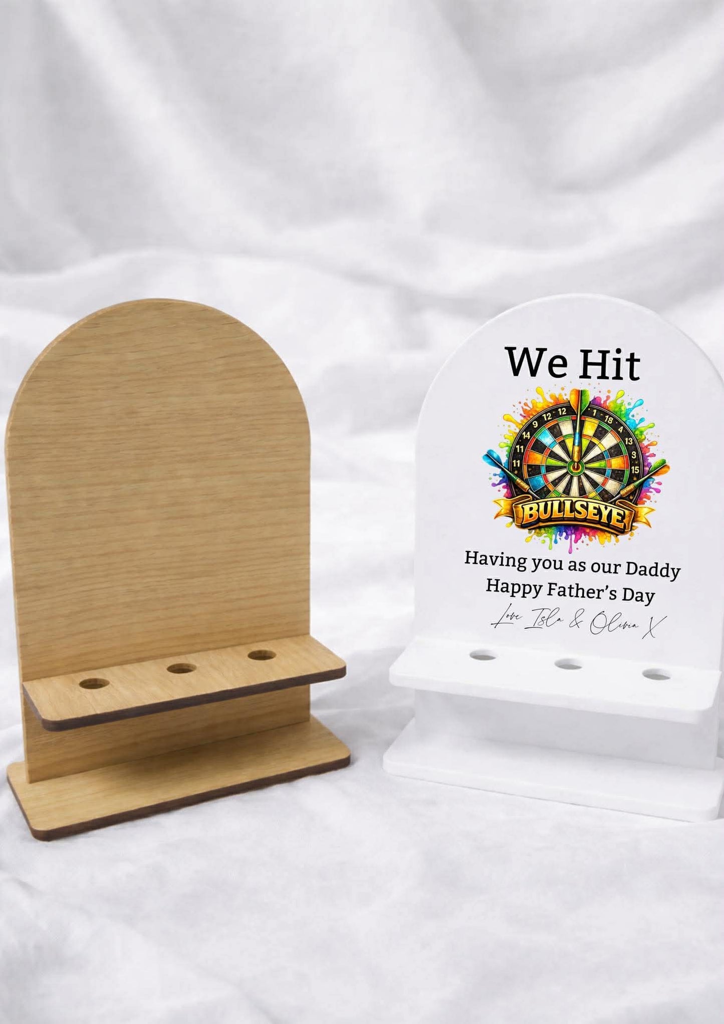 WE HIT BULLS EYE DARTS HOLDER