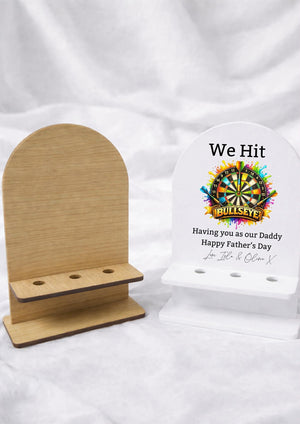 WE HIT BULLS EYE DARTS HOLDER