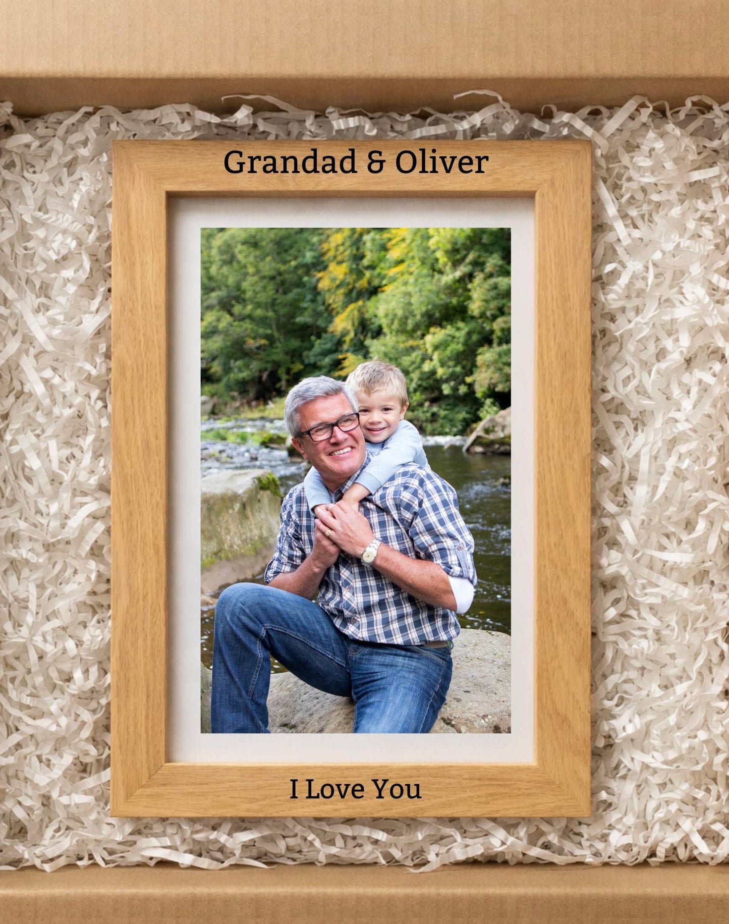 GRANDAD & PERSONALISES PHOTO FRAME
