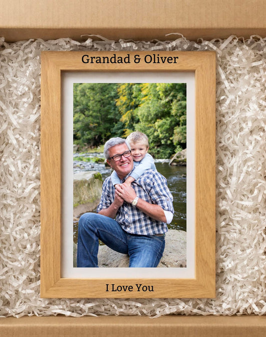 GRANDAD & PERSONALISES PHOTO FRAME